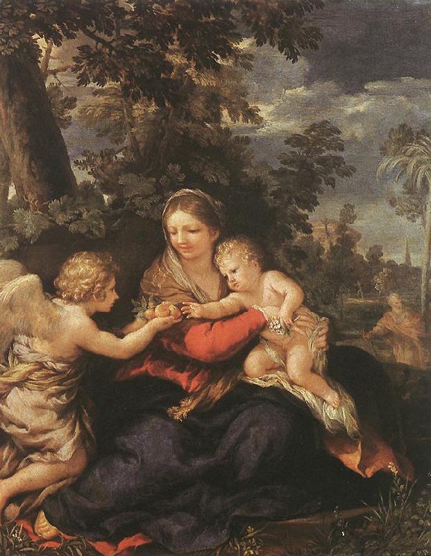 Pietro da Cortona Holy Family Resting on the Flight to Egypt Germany oil painting art